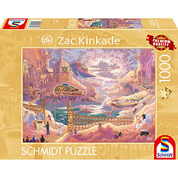 Schmidt Spiele 58608 Puzzle 1000 pièces "Kingdom of Heaven" Zac Kinkade - Jeu de puzzle 1000 pcs
