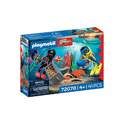 Playmobil® Playmobil 72078 Playset City Action Plongeurs et Trésor 41 pièces