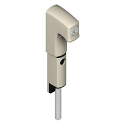 La Croisee Ds Danaos Verrou applique 167mm Ø8mm RAL9006 key-operated