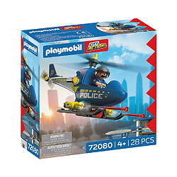 Playmobil® 72080 Hélicoptère de police Playset 28 pièces