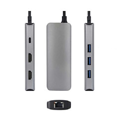 Urban factory Hub USB C - 2 ports HDMI