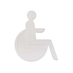Normbau Pictogramme accessibilité fauteuil roulant CI-2510040 130 mm noir