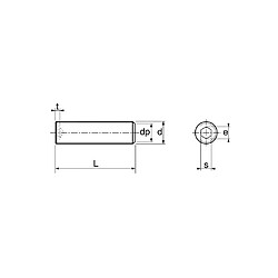 Avis Acton DIN 913 Vis sans tête M5x16 5X16 A4 Bout plat Boîte 100 642045X16