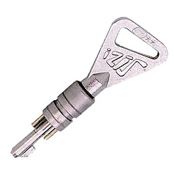 Iseo 56290045 Cylindre à panneton embouti Izis CAVERS 29 mm laiton poli