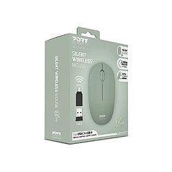 PORT Designs Collection II Wireless Mouse 900543 Souris sans fil ambidextre 1600 DPI Vert olive