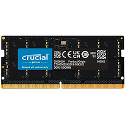Crucial SODIMM 32G (1X32G) DDR5-5600 *CT32G56C46S5T (CT32G56C46S5T)