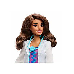 Acheter Barbie MATJKF76 Poupée mannequin Docteur avec stéthoscope et tenue amovible