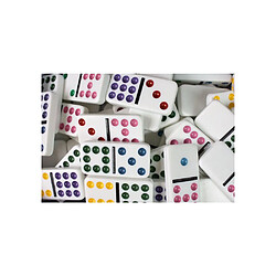 Tactic Games TA53914 Domino Double-9 55 tuiles boîte métal pas cher