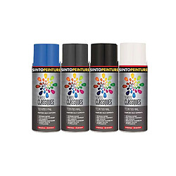 Bombe peinture aérosol SINTO RAL 400 ml rouge clair brillant 925305