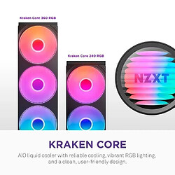 Avis Nzxt Kraken Core 240 RGB kit watercooling - Noir