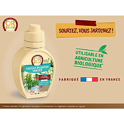 Avis OR BRUN Engrais pour plantes vertes d'intérieur 250 ml NPK 3-3-5