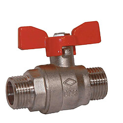 GARIS V02MM33 Vanne papillon/à bille 33/42 mâle-mâle