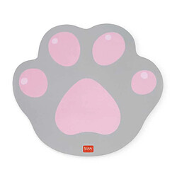 Légami Kitty Tapis de souris forme patte 22,3x23,3 cm PVC antisalissure caoutchouc 2,5 mm