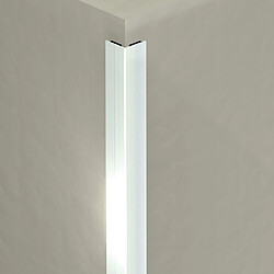 Dinac Cornière angle 25x25mm adhésive acier blanc 3 m - 1306100