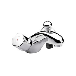 Roca A5A0569C00 Mélangeur bain-douche bicommande monotrou bec plat chrome poli
