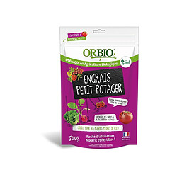 Orbi France Engrais organique granéulé 500 g NPK 4-3-7 pour potager