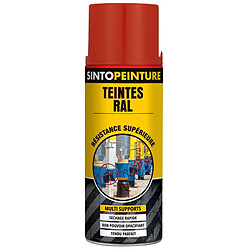 Bombe peinture aérosol SINTO RAL 400 ml rouge clair brillant 925305