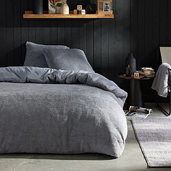 Today Teddy Bi-Material Housse de couette 240x220 cm 2 personnes Gris