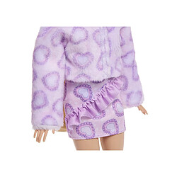 Acheter JJP64 Poupée Barbie Cutie Reveal Chat mauve articulée 10 surprises