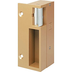 Effeff 2120A Gâche électrique 12V 2 temps pour serrures multipoints aluminium 120x52x50 mm assorti