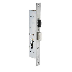 Metalux F138404000 Serrure 3 points à encastrer têtière inox 265x25x2,5 mm