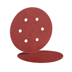 Hermes VC153 Disque papier Velcro rigide Ø150 mm 6 trous P60 Disque Papier Velcro Rigide VC153 HERMES Ø150 mm, 6 trous, P60, oxyde d'aluminium, auto-agrippant