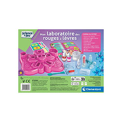 Clementoni Mon laboratoire des rouges à lèvres kit scientifique 69552995 pas cher