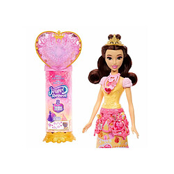 Mattel Poupée Belle Disney Princess Jewel Reveal avec boîte à bijoux et accessoires
