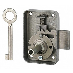 Thirard Serrure applique meuble 50 mm axe 25 mm gauche 1 clé réf.00008351