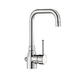 Delabie 2506T1 Mitigeur monotrou lavabo 1 levier bec haut BIOSAFE chrome