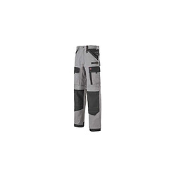 Lafont RULER Pantalon de travail multipoches sergé 65% coton 35% polyester Gris et noir