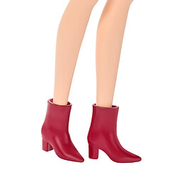 Acheter Barbie Fashionistas Poupée 246 avec Robe à Imprimé Léopard Rose et Accessoires
