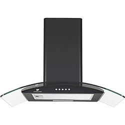 Continental Edison CEH60GB2 Hotte murale décorative 60 cm verre noir