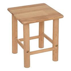 Acheter Pegane Coiffeuse et Tabouret avec miroir pour chambre d'enfant, coloris beige - Longueur 55 x Profondeur 36,5 x Hauteur 100 cm