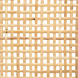 Avis Pegane Tête de lit en rotin tressé, coloris beige - Longueur 160 x Profondeur 3 x Hauteur 100 cm