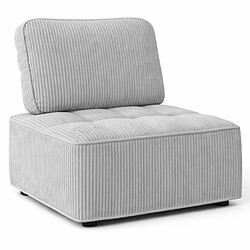 Idmarket MODULE CANAPE / FAUTEUIL GRIS