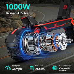 Avis Trottinette électrique Adulte Gokeep F5 Pneus de 10 pouces, autonomie maximale de 65km 52V 20AH