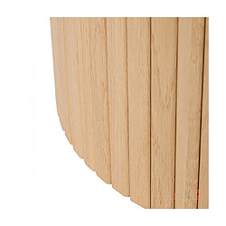 Avis Pegane Table basse ronde avec plateau effet marbre blanc - Diamètre 70 x Hauteur 40 cm