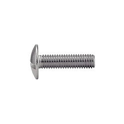 Acton 622126X16 Vis à Métaux 6x16 mm inox A2 tête ronde large fendue boîte 200