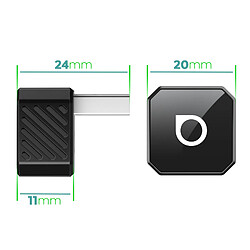 Acheter Avizar Adaptateur Mini Ottocast USB / USB-C pour CarPlay et Android Auto Sans fil Noir