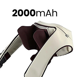Avizar Masseur Sans Fil 2000 mAh Marron / Beige pas cher