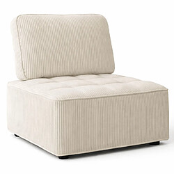 Idmarket MODULE CANAPE / FAUTEUIL BEIGE