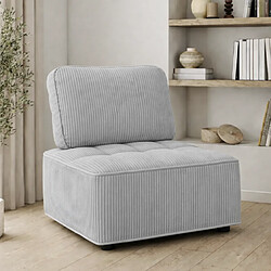 Idmarket MODULE CANAPE / FAUTEUIL GRIS