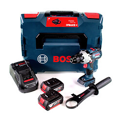 Bosch GSR 18V-110 C Perceuse-visseuse sans fil 18V 110Nm Brushless + 2x batterie 5,0Ah + chargeur + L-Boxx