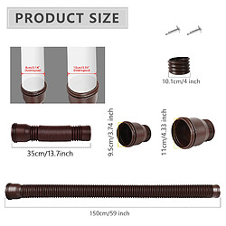 Avis ByteLike Rallonge de descente de gouttière flexible - Lot de 2