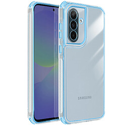 Avizar Coque pour Galaxy A37 Renforcée Conception Bi-Matière Texturé Antidérapants Bleu