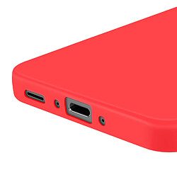Acheter Avizar Coque pour Galaxy A37 en Silicone Souple avec Renfort Bloc Caméra Rouge