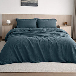 Bâton Rouge Housse de couette 100% gaze de coton lavé