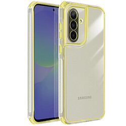 Avizar Coque pour Galaxy A37 Renforcée Conception Bi-Matière Texturé Antidérapants Jaune