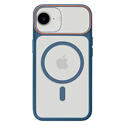 Avizar Coque MagSafe pour iPhone 17e Protection Bi-matière Dos Rigide Antichoc Bleu